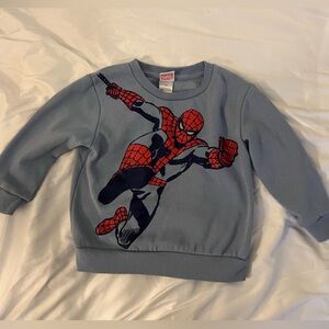 Marvel Spiderman Sweatshirt - 4T (light blue/gray)